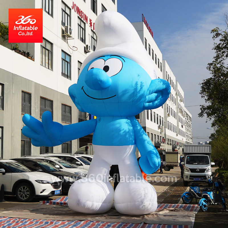 Inflatable Advertising Blue Spirit Cartoon Custom Inflatables 