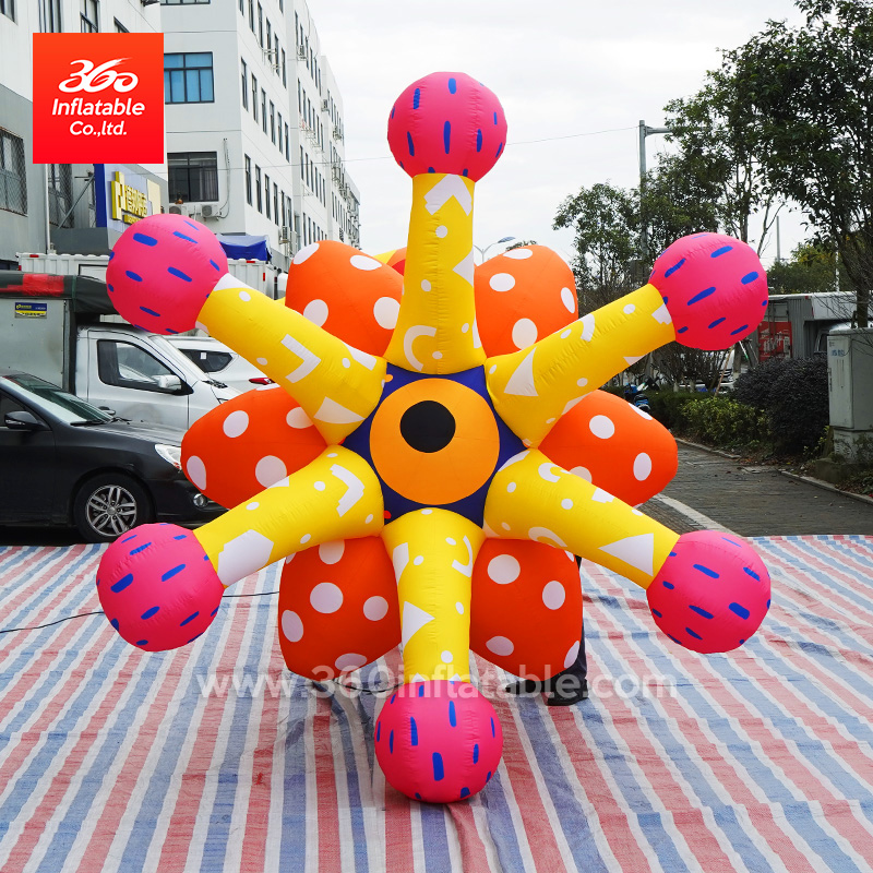 Huge Decorative Flower Cartoon Inflatables Custom 