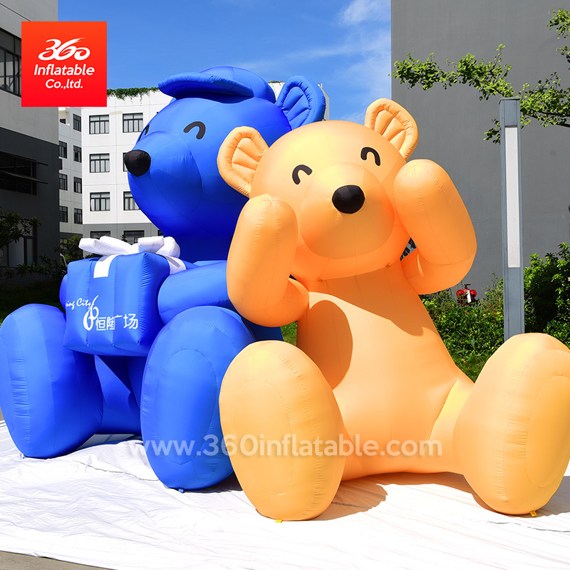 Factory Price High Quality Famous Bear Cartoon IP Character Advertising Inflatable Bear Mascot Custom