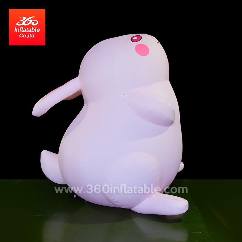 A Proud Rabbit Mascot Inflatables Advertising Custom