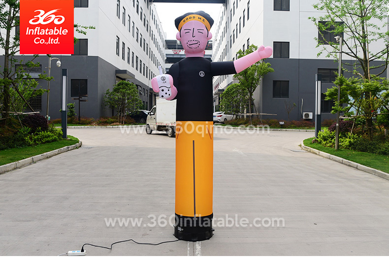 Custom cartoon man air dancer Advertising inflatable air dancer statue Outdoor advertising welcomes air dancer