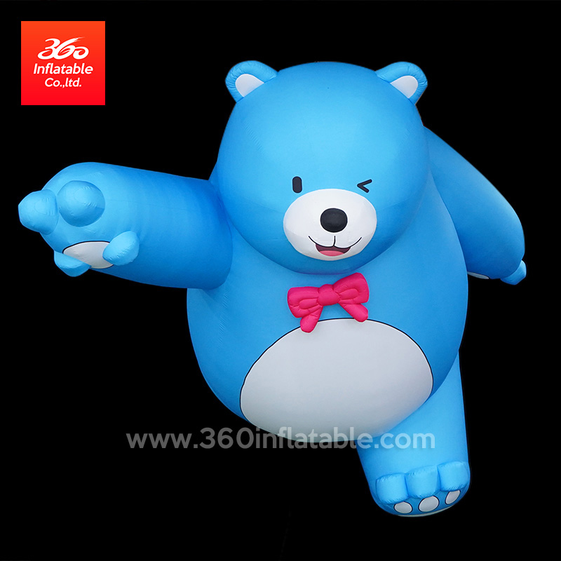 Huge Blue Bear Inflatables Attach to the Ceiling Custom Bears Inflatables 