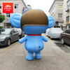 Waterproof Oxford Cloth HD Printing moving inflatable cartoon Lovely Elephant for advertising inflatable character statue