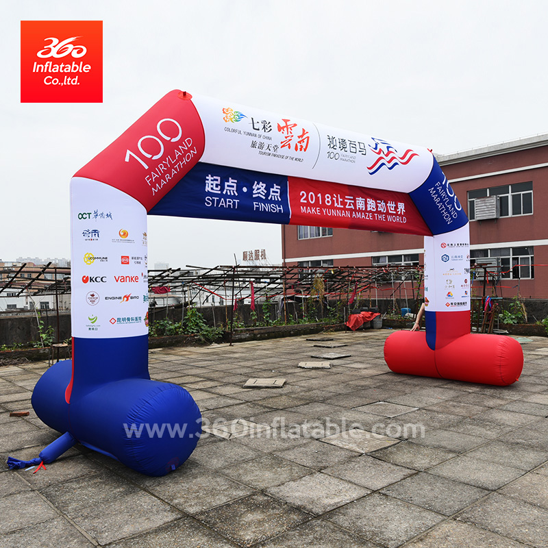 High Quality Inflatable Leg Foot Arch Custom Advertising Racing Archway