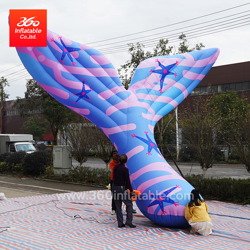 Custom Inflatable Whale Tail Cartoon Inflatables Customized 