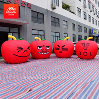 Customized Dimension and Printing Inflatable Apples Cartoon Custom Inflatables