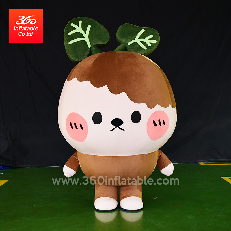 Inflatable suit cartoon green monster walking plush costume advertising inflatable cartoon for decoration customized inflatable
