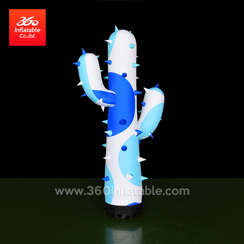 Outdoor Event Stage Decoration design Colorful beautiful inflatable cactus plant Custom made Inflatable cactus for advertising