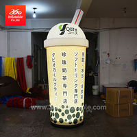 Advertising Tea Cup Drinks Brand Inflatables Custom