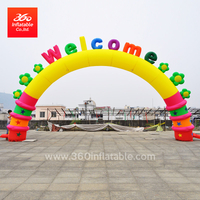 Outdoor Activities Cute Advertising Welcome Inflatable Arch