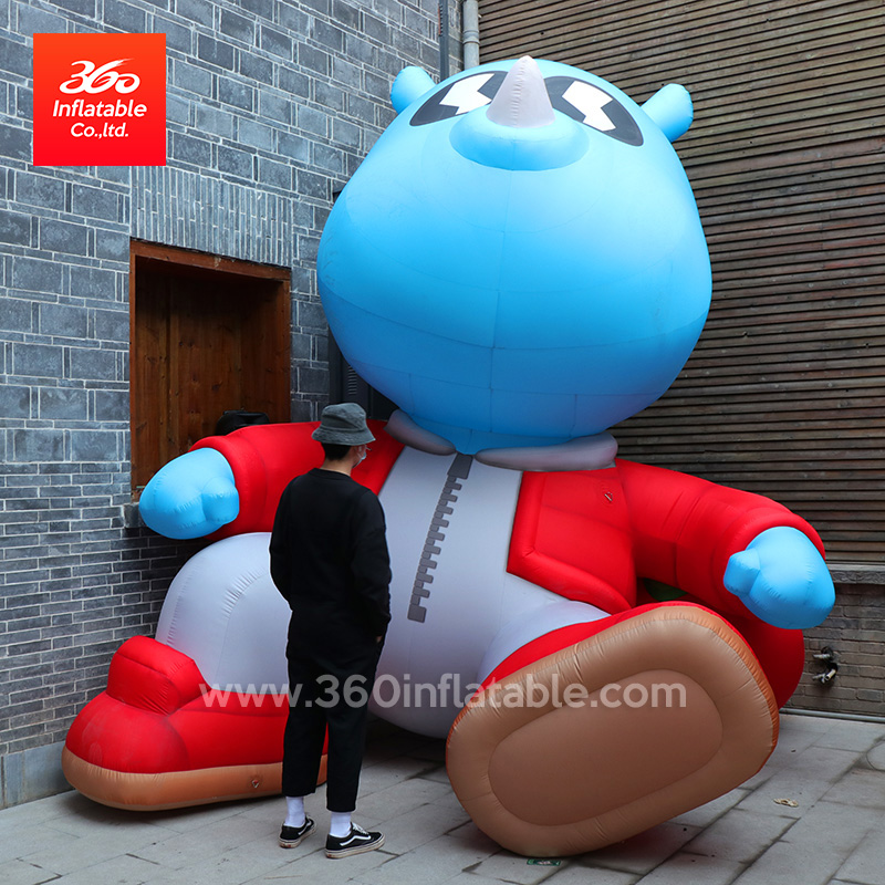 Festival Decorative Huge Inflatables Bears Cartoon Custom