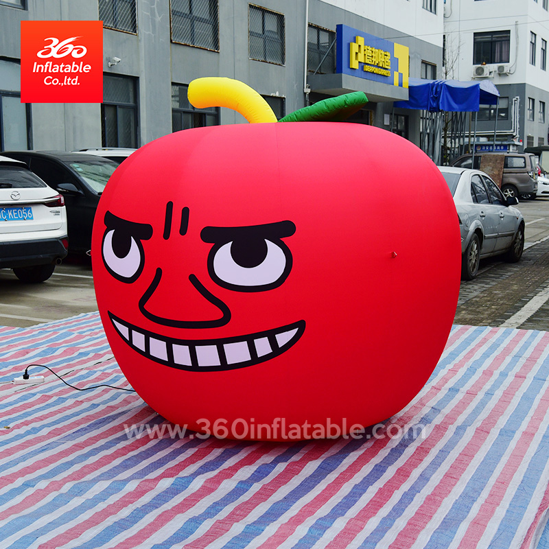Custom Inflatable Advertising Smiling Face Apples Inflatables 
