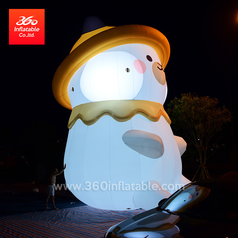 Huge Cartoon Inflatables Advertising Snowman Cartoon Inflatable Customized