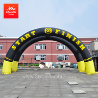 Start and Finish Inflatable Arch Custom Two Row Arches 
