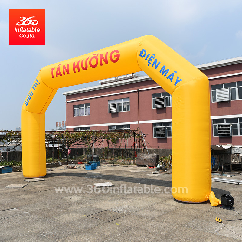 Custom Logo Huge Inflatable Archway Outdoor Activity Arch Custom 