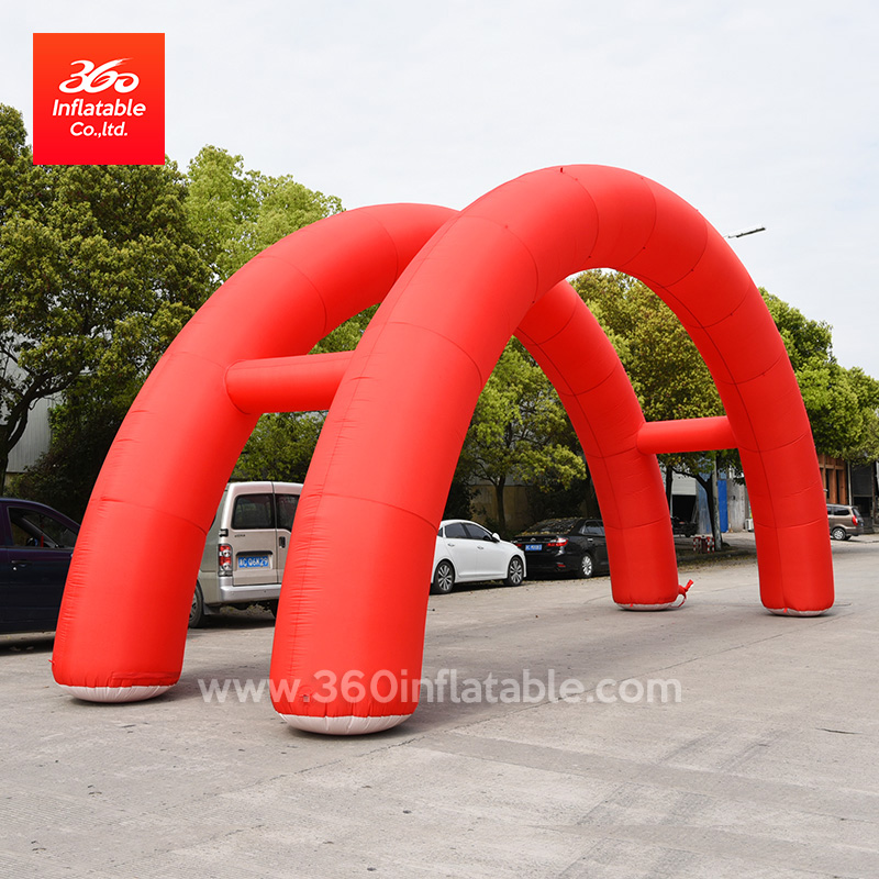 High Quality Advertising Arches Custom Dimensions Double Row Inflatable Arch Custom 