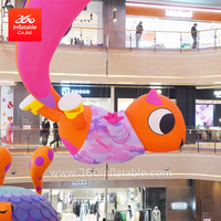 Commercial Shopping Mall Center Hall Advertising Decoration Huge Squirrel Cartoon Custom Inflatables 