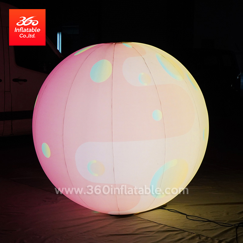 Pink Moon Ball Inflatable Balloon Inflatables Advertising Custom 