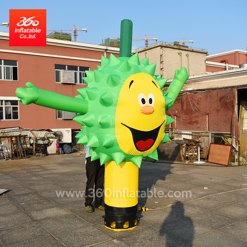 High Quality Factory Price 2m Height Smilling Cartoon Inflatable Tube Lamp Custom Air Dancer Tubes