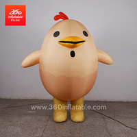Manufacturer Price Factory Price Advertising Inflatable Golden Egg Cartoon Character Costume Custom