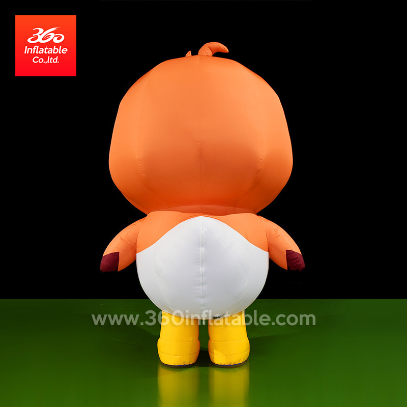 advertising moving Inflatable Cartoon Character Inflatable suit Celebrate Yellow duck Model inflatable animal Custom >=1 Pieces