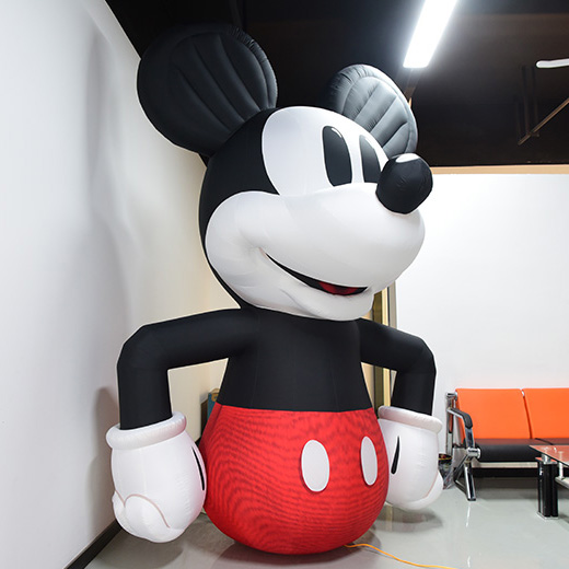 Customized Inflatable cartoon character mouse for exhibition giant inflatable cartoon Movie role