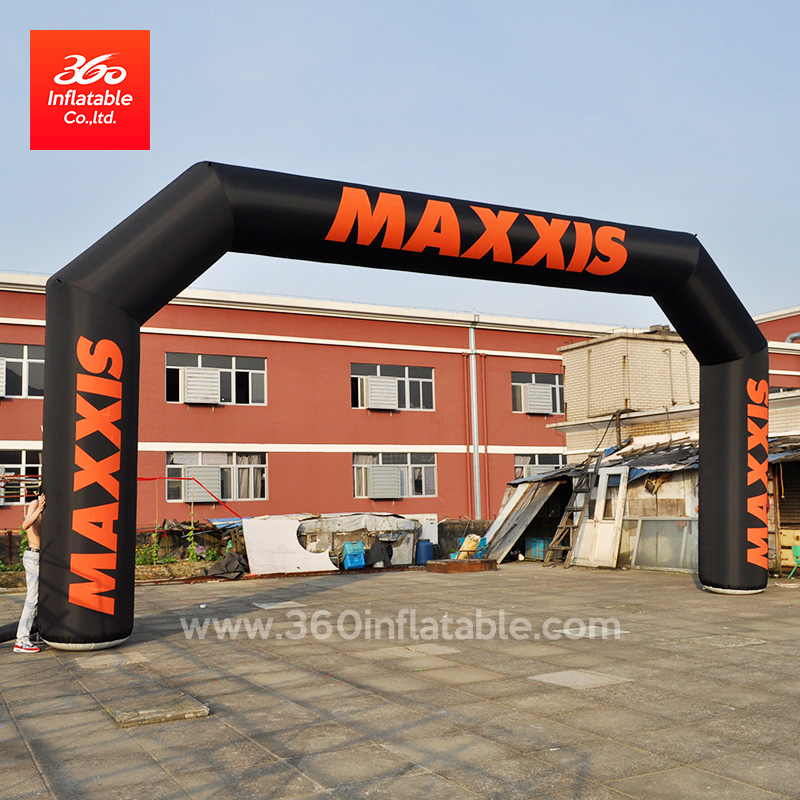 Advertising Game Racing Archway Arch Custom Logo Inflatables