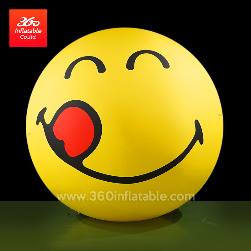 Custom Inflatable Smiling Face Balloon Ball Customized Inflatables 