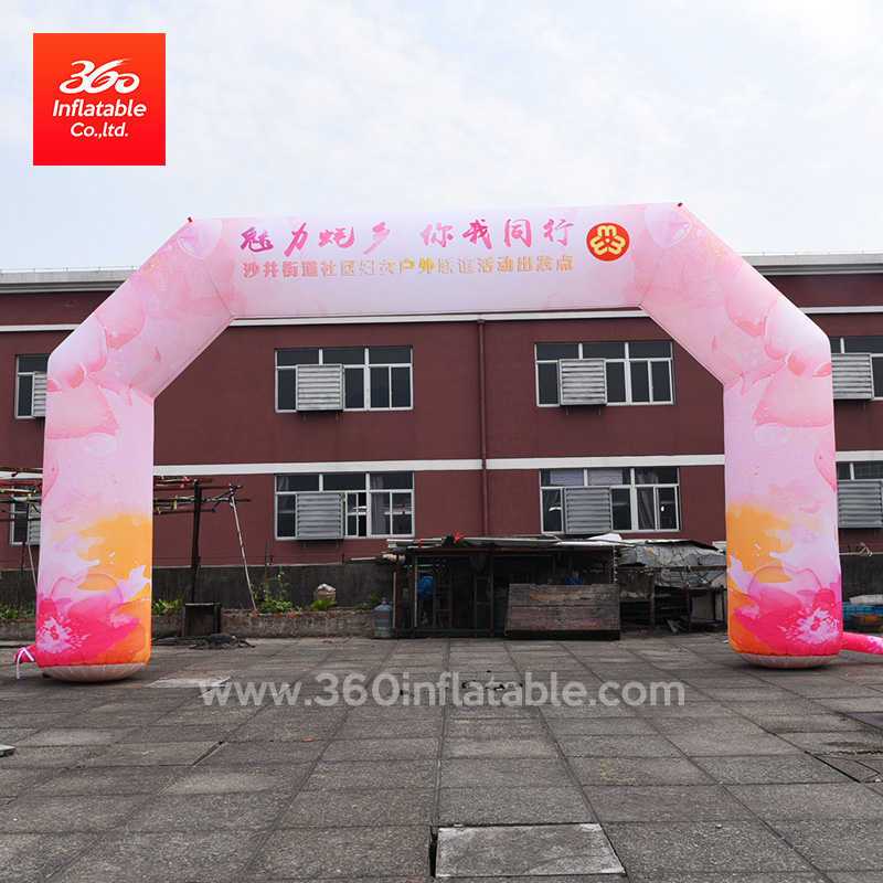 Outdoor Gaming Arch Advertising Inflatable Customized Logo Archway