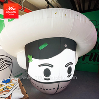 Custom Boy Head Hat Inflatables Advertising Customized