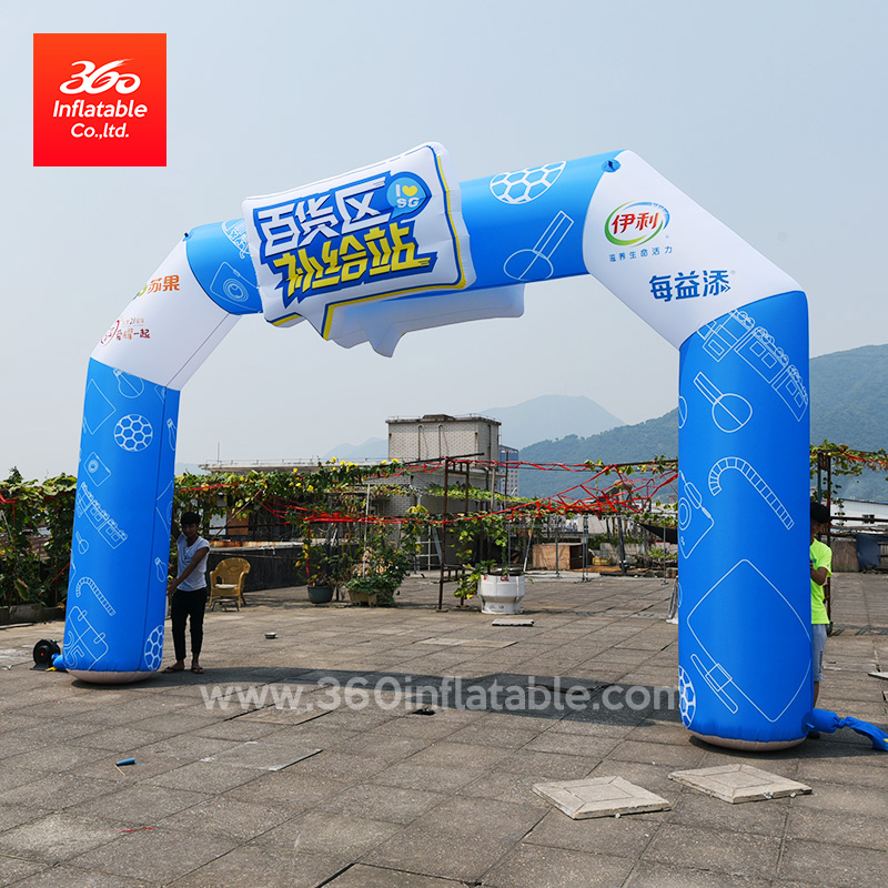 Outdoor Game Sport Archway Custom Advertising Inflatable Logo Customized Arch