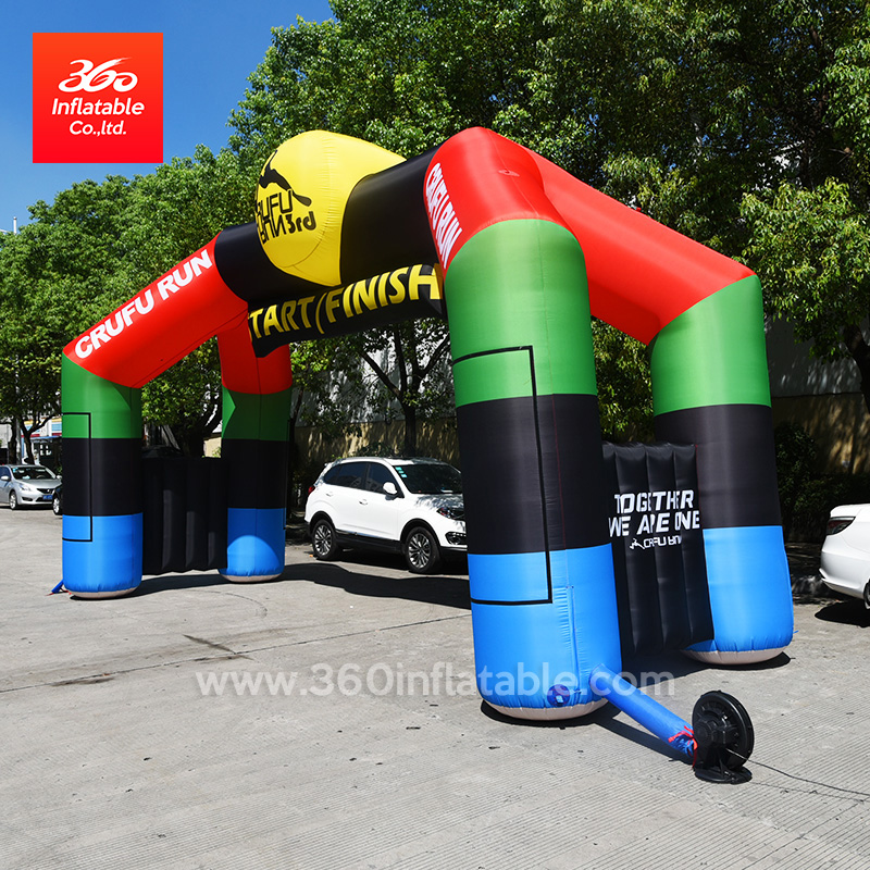 Four Legs Game Arches Advertising Custom Inflatable Racing Race Arch