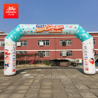 Children's Running Race Game Arch Inflatable Advertising Archway Custom