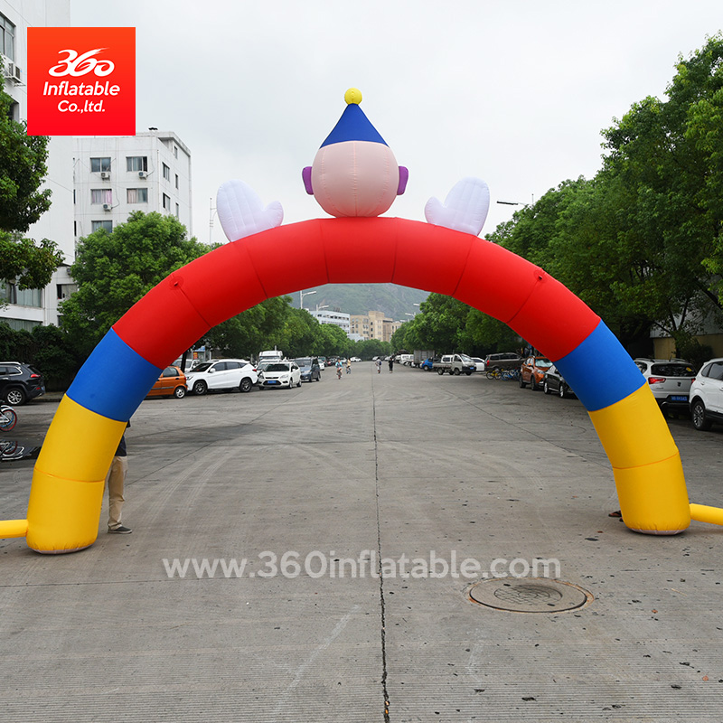 Inflatable Cartoon Boy Advertising Arch Custom