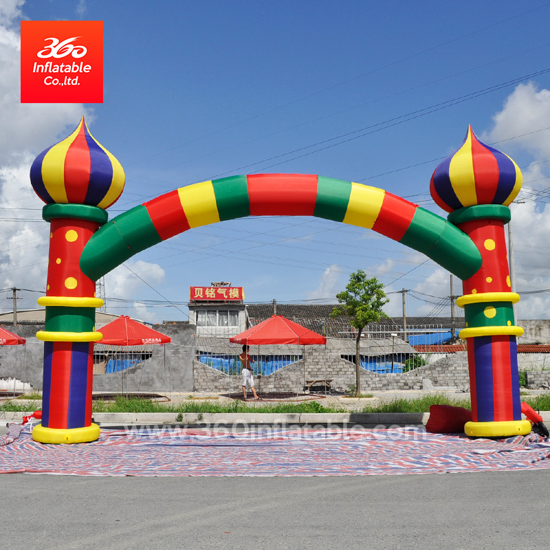 Customized Factory Price Castle Arch Inflatable Advertising