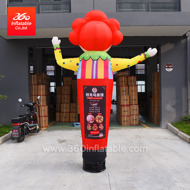 High Quality 360 Air Dancer Manufacturer Customized Logo and Printing Clown Cartoon Tube Man Custom