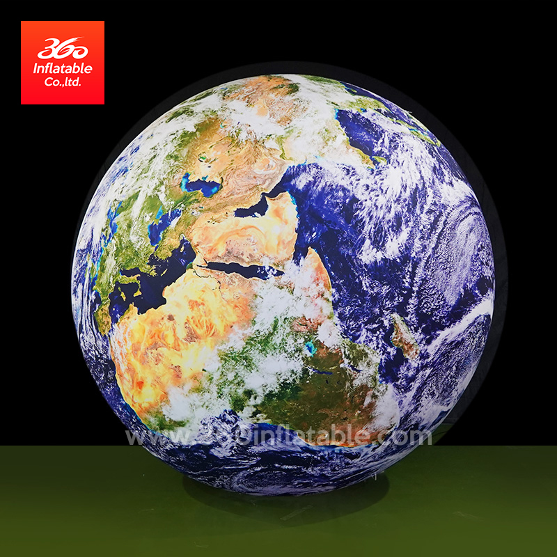 Earth Balloon Ball Inflatable Advertising Custom