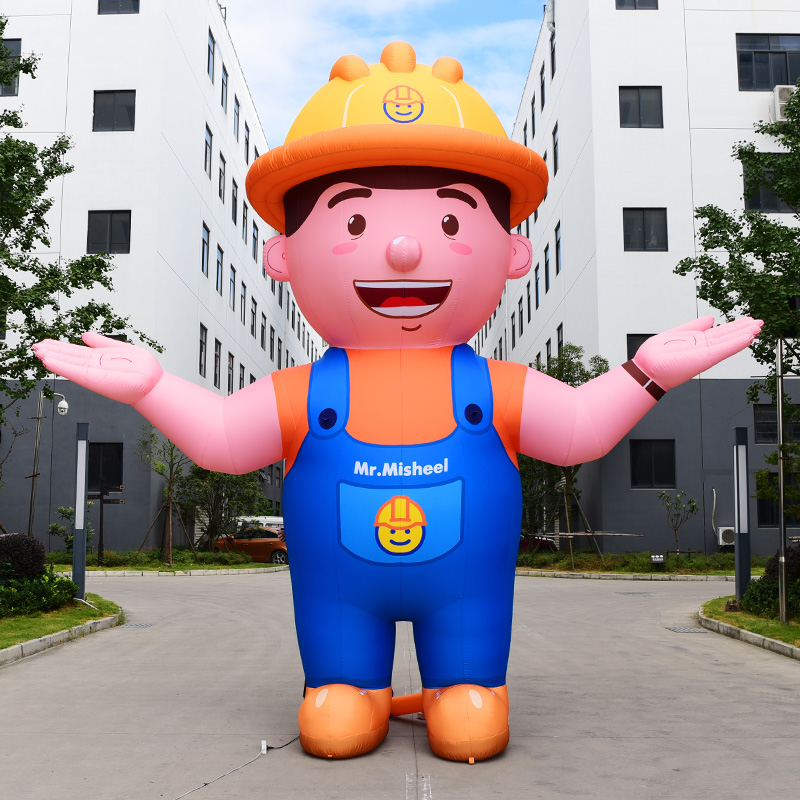 Custom Inflatable Cartoon Manufacturer High Quality Advertising Inflatable Mascot Cartoon Character Custom
