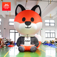 Well-Known IP Cartoon Character Advertising Huge Inflatables Mascot Inflatable Fox Cartoon Custom