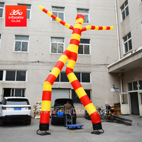 Outdoor Sky Dancer Inflatable Air Man Cartoon Clown Dancer with double legs,Inflatable Sky Wave Man for Promotion Activity For Sale