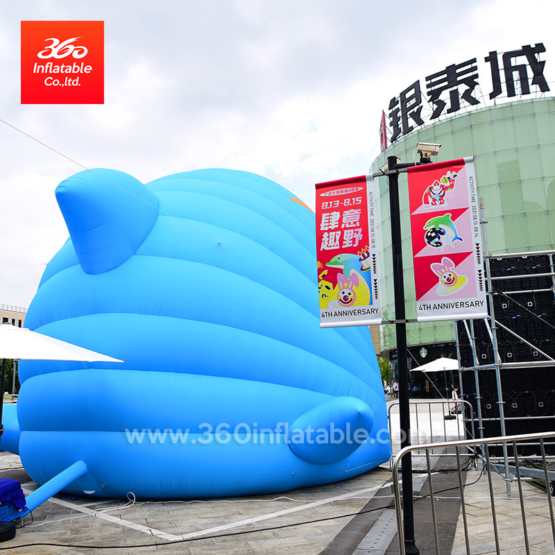 Custom Inflatable Shark Mouth Cartoon Advertising Inflatables 