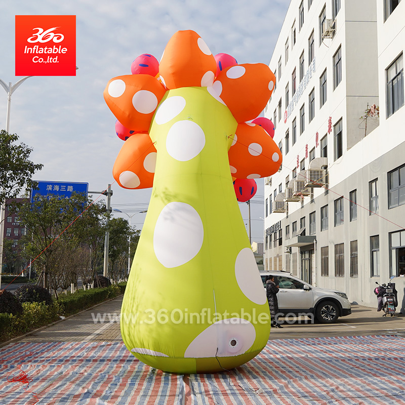 Huge Flower Mascot Inflatable Advertising Custom Flowers Cartoons Inflatables 