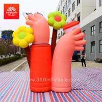 Good Quality Factory Supply Manufacturer Price Advertising Inflatable Finger Cartoon Custom