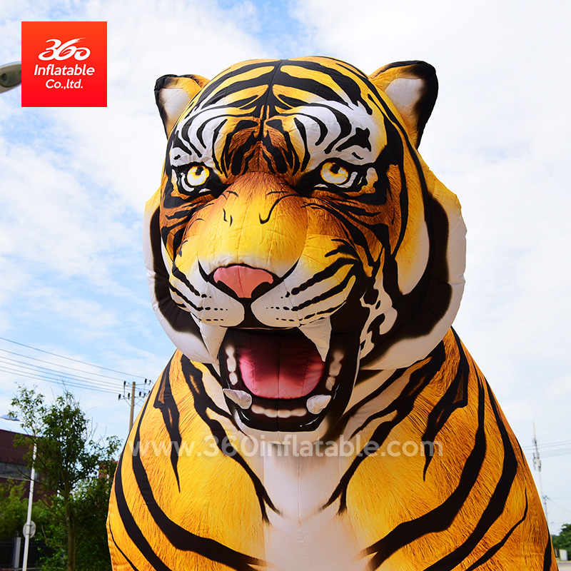 Popular life like Giant inflatable animals tiger model customized inflatable mascot tiger for outdoor advertising and promotion