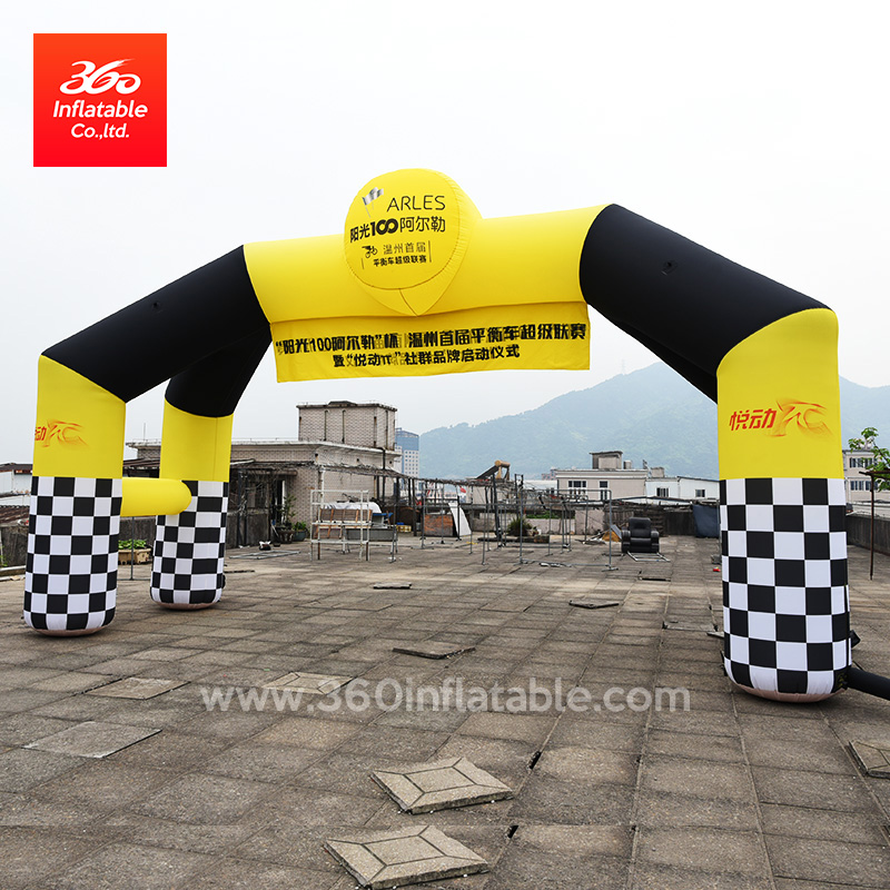 Inflatable Archway Outdoor Games Activity Advertising 4 Legs Custom Arch