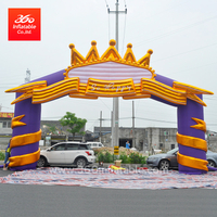 Customized Inflatable King Crown Cartoon Arch Custom