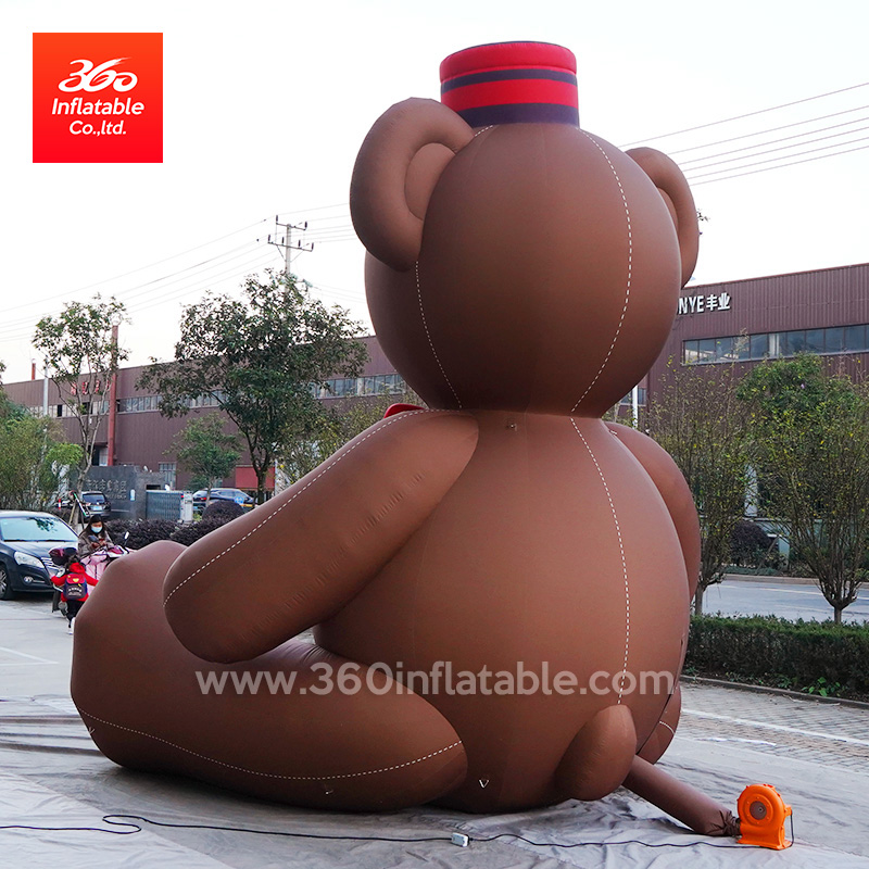 Custom Brown Bear Huge Inflatable Bear Statue Customized 
