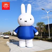 Customize Dimensions Huge Inflatables Mascot Inflatable Advertising Cartoon Rabbit Custom 