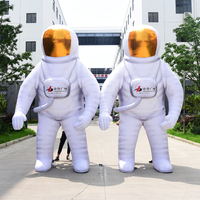 3M moving Inflatable cartoon astronauts advertising inflatable cartoon for decoration customized