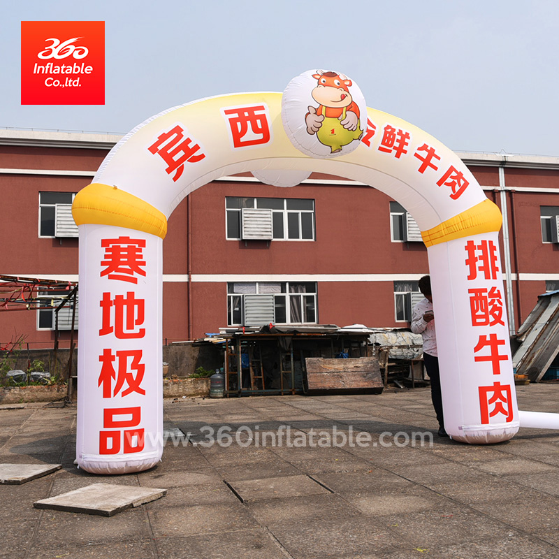Customized Beef Advertising Inflatable Arch for Advertisement